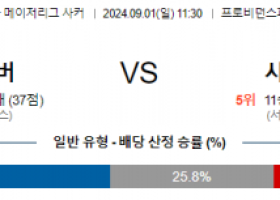 9월1일 메이저리그사커 포틀랜드 시애틀 해외축구분석 스포츠분석