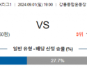 9월1일 K리그 강원 수원FC 아시아축구분석 스포츠분석