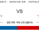 8월 31일 18:00 NPB 치바롯데 소프트뱅크 한일야구분석 스포츠분석