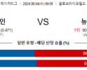 9월4일 09:05 MLB 텍사스 뉴욕양키스 해외야구분석 스포츠분석