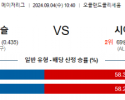 9월4일 10:40 MLB 오클랜드 시애틀 해외야구분석 스포츠분석