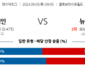 9월5일0 09:05 MLB 텍사스 뉴욕양키스 해외야구분석 스포츠분석