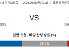 9월6일 UEFA네이션스리그 덴마크 스위스 해외축구분석 스포츠분석