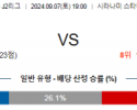 9월7일 J리그2 가고시마 이와키 아시아축구분석 스포츠분석