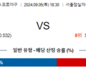 9월 5일 18:30 KBO LG SSG 한일야구분석  스포츠분석