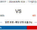 9월 5일 18:30 KBO KIA 한화 한일야구분석 스포츠분석