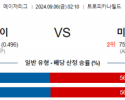 9월6일 02:10 MLB 템파베이 미네소타 해외야구분석  스포츠분석