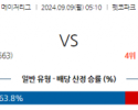 9월9일 05:10 MLB 샌디에이고 샌프란시스코 해외야구분석 스포츠분석