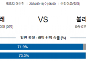 9월11일 월드컵 예선전 칠레 볼리비아 해외축구분석 스포츠분석