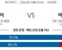 9월10일 07:40 MLB 피츠버그 마이애미 해외야구분석 스포츠분석