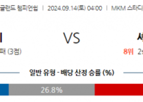 9월14일 잉글랜드 챔피언쉽 헐 시티 AFC 셰필드 유나이티드 해외축구분석 스포츠분석