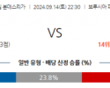 9월14일 분데스리가 묀헨글라트바흐 VfB 슈투트가르트 해외축구분석 스포츠분석