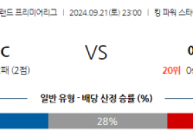 9월21일 EPL 레스터 시티 에버턴 해외축구분석 스포츠분석