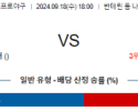 9월 18일 18:00 NPB 주니치 한신 한일야구분석 스포츠분석