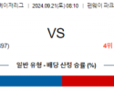 9월21일 08:10 MLB 보스턴 미네소타 해외야구분석 스포츠분석