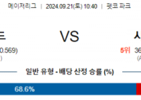 9월21일 10:40 MLB 샌디에이고 시카고W 해외야구분석 스포츠분석