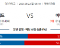 9월22일 05:10 MLB 보스턴 미네소타 해외야구분석 스포츠분석