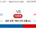 1월 31일 19:00 V-리그 남자 우리카드 vs 삼성화재 국내배구분석