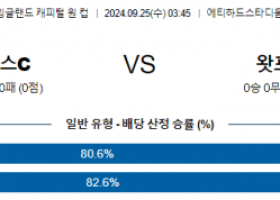 9월25일 라리가 맨체스터 시티 왓포드 해외축구분석 스포츠분석