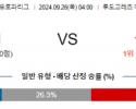 9월26일 UEFA 유로파리그 루도고레츠 슬라비아 해외축구분석 스포츠분석