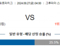 9월27일 UEFA 유로파리그 리옹 올림피아코스 해외축구분석 스포츠분석