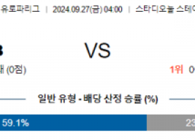 9월27일 UEFA 유로파리그 슈테아우아 RFS 해외축구분석 스포츠분석