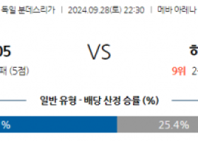 9월28일 분데스리가 마인츠 FC 하이덴하임 해외축구분석 스포츠분석