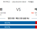 9월25일 08:40 MLB 미네소타 마이애미 해외야구분석 스포츠분석