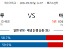 9월29일 04:07 MLB 토론토 마이애미 해외야구분석 스포츠분석