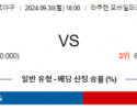 9월 30일 18:00 NPB 라쿠텐 치바롯데 한일야구분석 스포츠분석