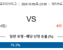 10월5일 프리미어리그 맨체스터 시티 풀럼 해외축구분석 스포츠분석