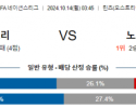 10월14일 UEFA 네이션스리그 오스트리아 노르웨이 해외축구분석 스포츠분석