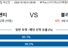 10월16일 월드컵 예선전 아르헨티나 볼리비아 해외축구분석 스포츠분석