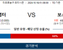 10월 16일 08:00 NBA 프리시즌 토론토 보스턴 미국프로농구분석 스포츠분석