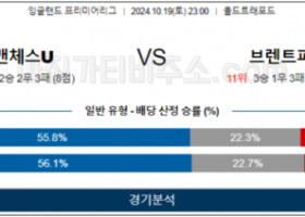 10월19일 EPL 맨유 브렌트퍼드 해외축구분석 스포츠분석