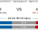 10월20일 라리가 지로나 소시에다드 해외축구분석 스포츠분석