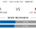 10월27일 K리그 2 경남 FC 성남 FC 아시아축구분석  스포츠분석