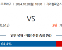 10월 28일 18:30 KBO KIA 삼성 한일야구분석 스포츠분석