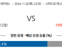 11월2일 세리에A 볼로냐 레체 해외축구분석 스포츠분석