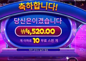 후르트 트릿스 １０스핀 후기