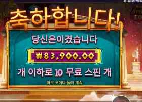 위즈덤 오브 아테네 10만원 배팅