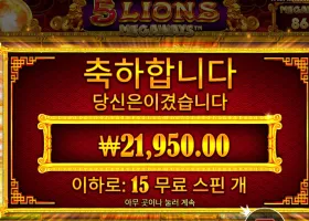 ５ 라이언즈 메가웨이즈 ２２천원