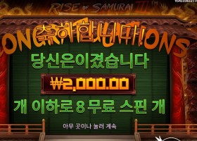 라이즈 오브 사무라이 3 8스핀