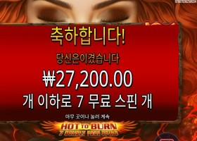 핫 투 번 7 데들리 프리 스핀 ２７천원