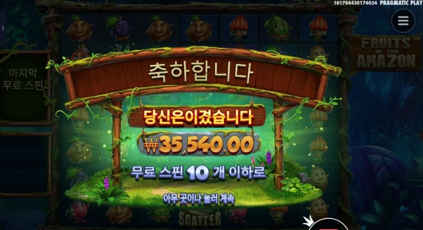 후르츠 오브 더 아마존 ３５천원