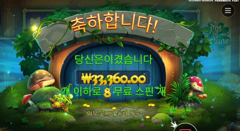 팟 오브 포춘 ３３천원