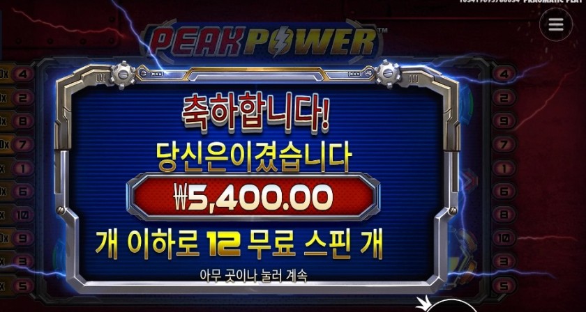 피크 파워 5천원