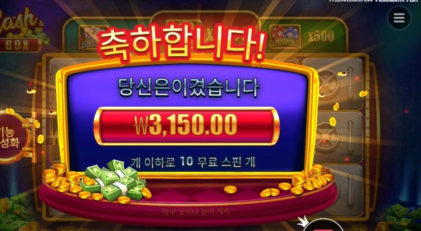 프라그마틱 캐시 박스