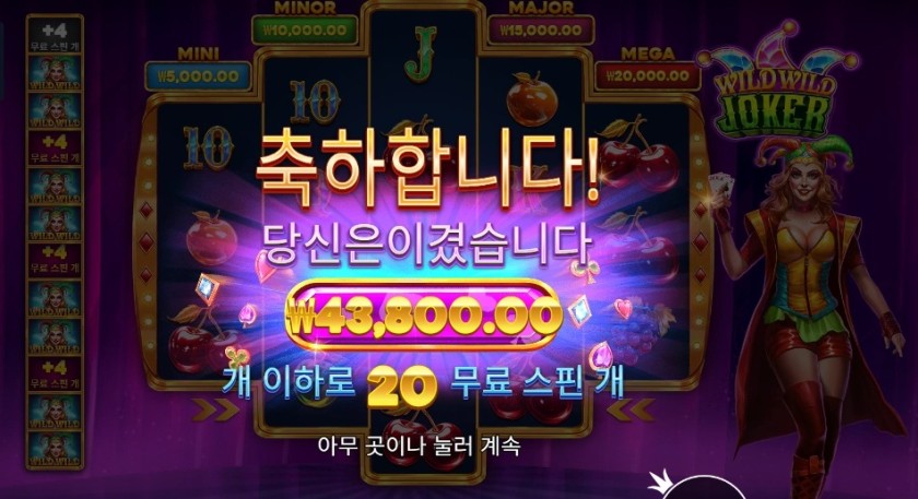 와일드 와일드 조커 219배