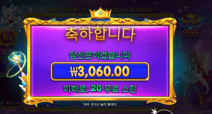 스타라이트 프힌세스 1000 3천원